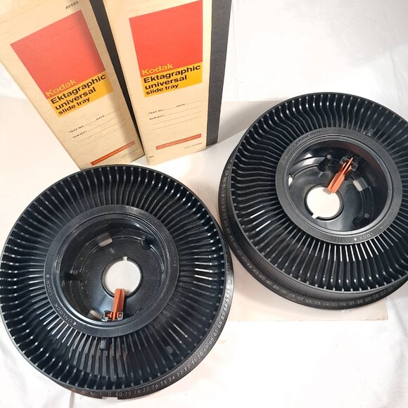 Kodak Slide Projector Ektagraphic Universal slide tray SET 2 AV680 110-6699 - Picture 2 of 12